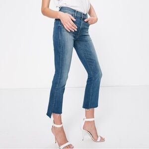 MOTHER Denim Insider Crop Step Fray in Not Rough Enough